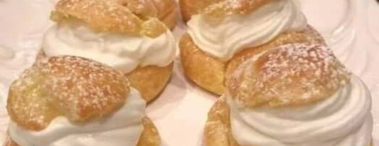 mom’s famous cream puffs