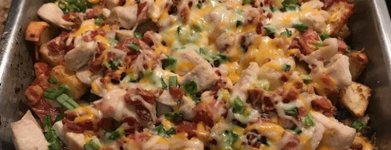 Loaded Baked Potato & Chicken Casserole