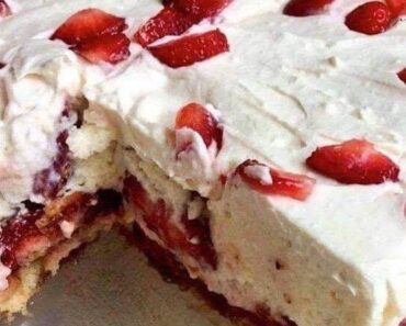 No Bake Strawberry Shortcake