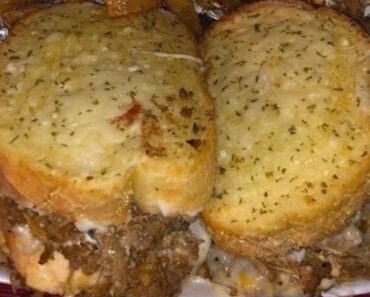 Steak and Cheese Garlic Toast