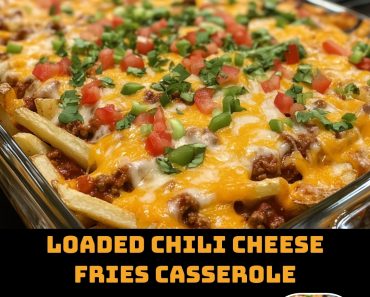 Loaded Chili Cheese Fries Casserole